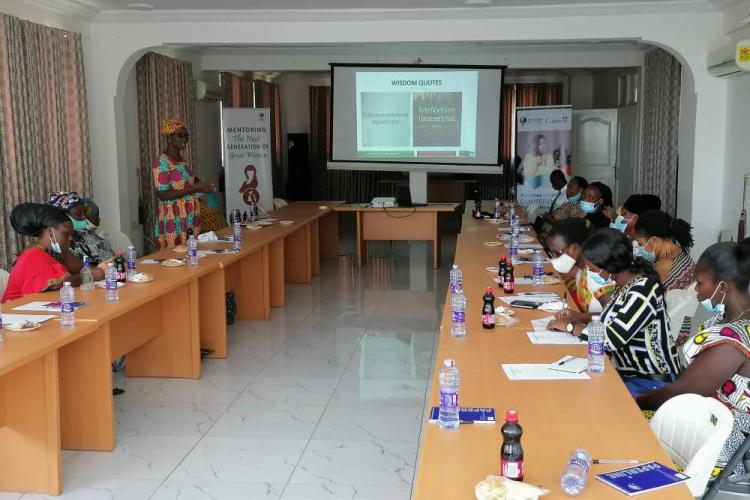 Some women entrepreneurs undergoing SME training